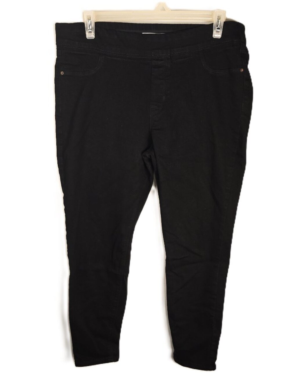 Old Navy Rockstar Jeggings Womens Size 18 Skinny Black Denim Blackjack